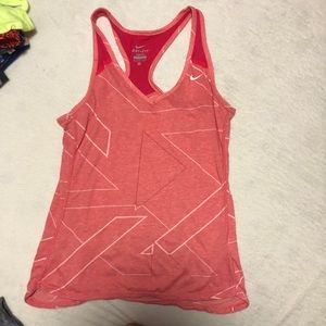 Salmon Nike Dri-Fit tank top
